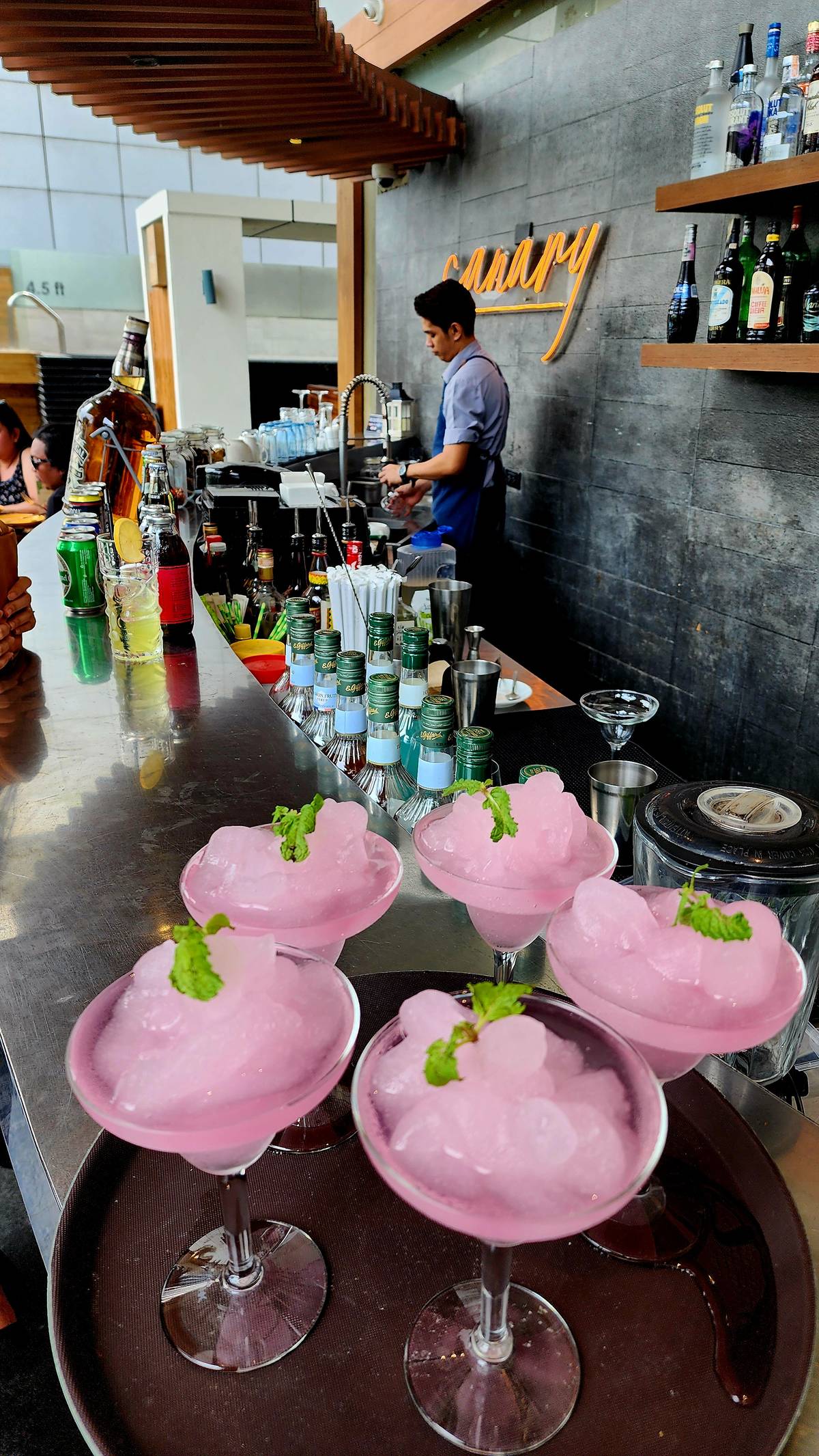The refreshing lychee slush.